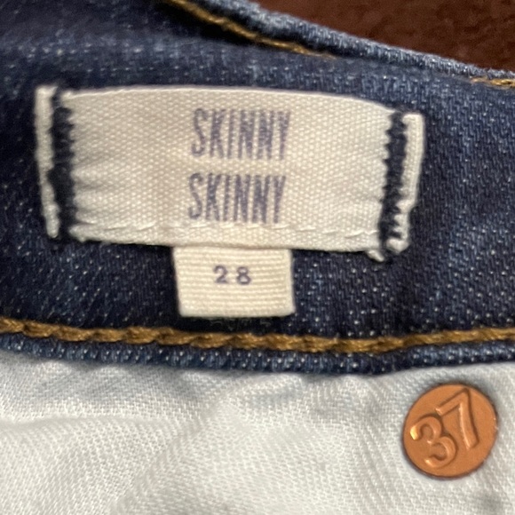 Madewell Jeans Size 28 Blue Skinny Skinny Dark Wash Denim Bottoms - Picture 5 of 8